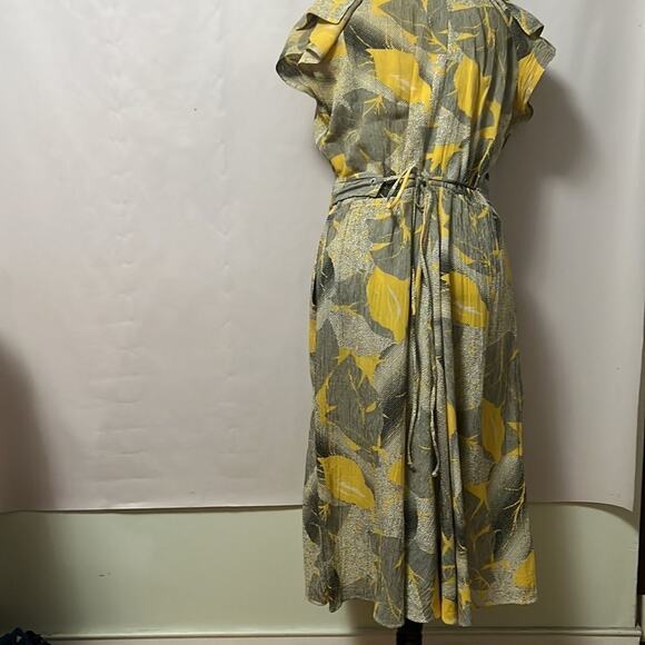 TILBER COTTON SLEEVELESS FIT & FLARE DRESS SIZE‎ US 12 EU 42 - Picture 3 of 7